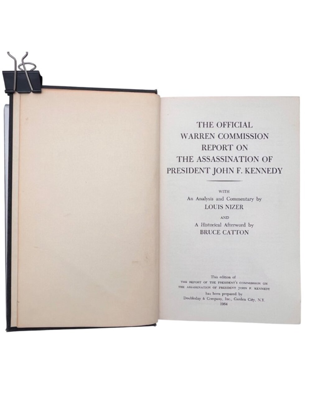 The Official Warren Commission Report On Assassination Of President Kennedy 1964 - Picture 2 of 16